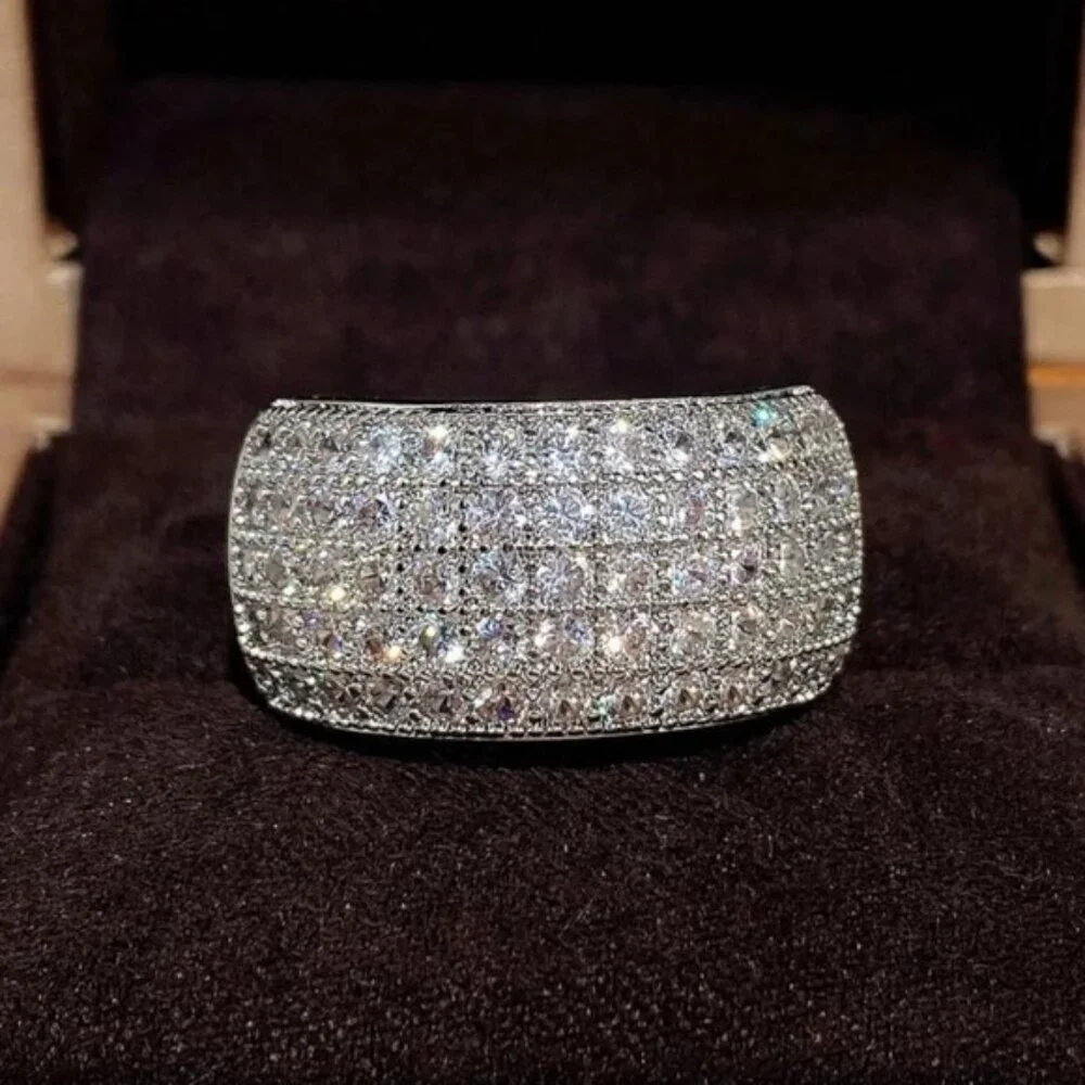 STATEMENT BRIDAL WEDDING RING